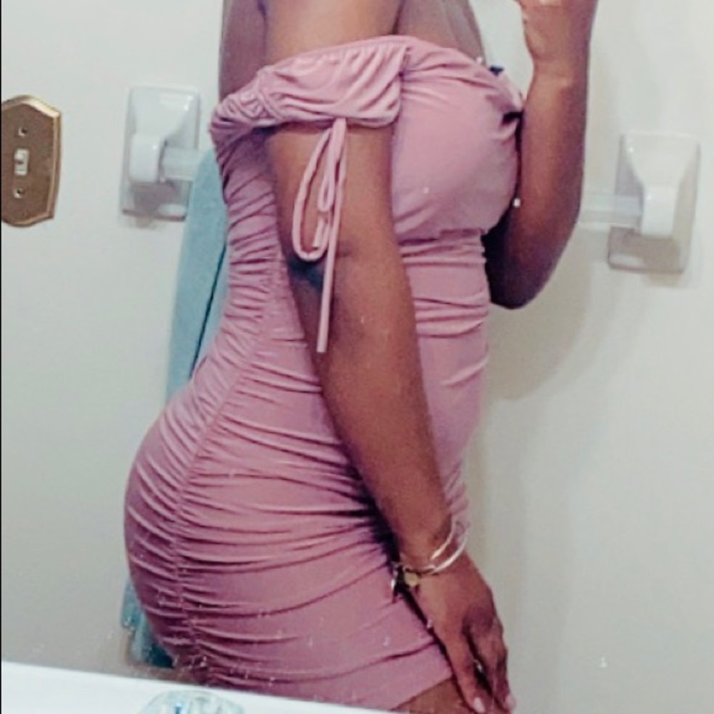 Mad rag sexy raunched silk dress